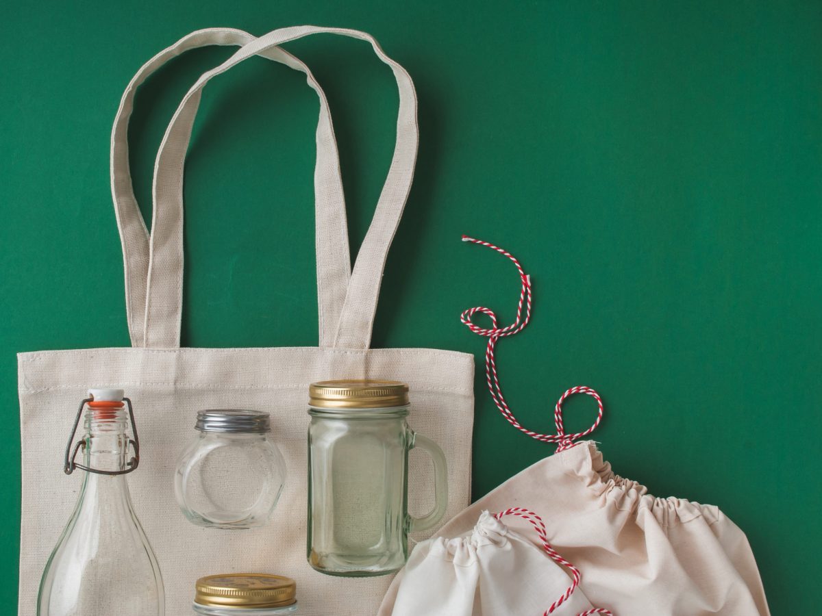 Cotton,Bags,And,Glass,Gar,For,Free,Plastic,Shopping